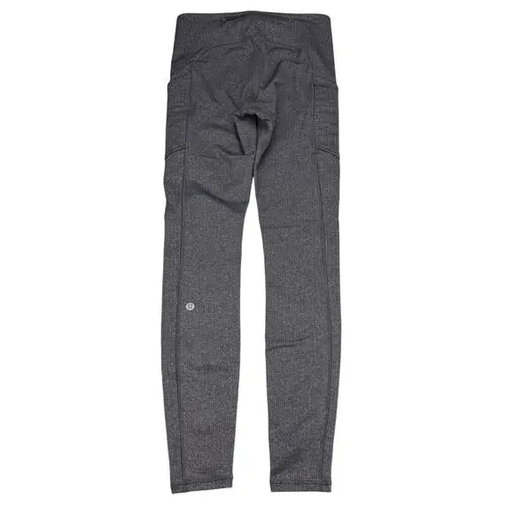 LULULEMON Speed Up Tight 28" Sz 4 Power Luxtreme Variegated Knit lack Heathered - Picture 9 of 12